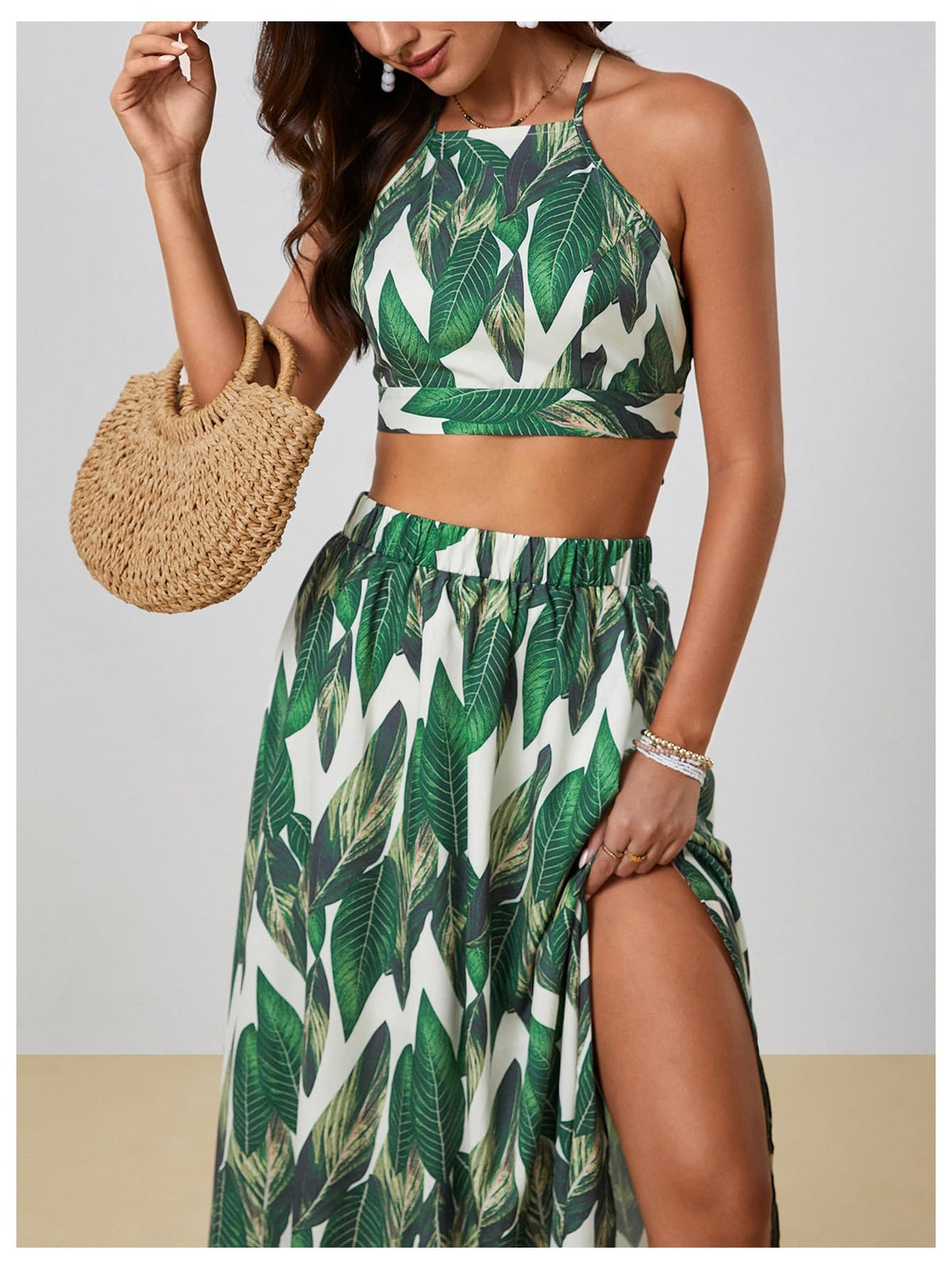 BEAUDRM Women's 2 Piece Summer Sets Beach Vacation Outfits