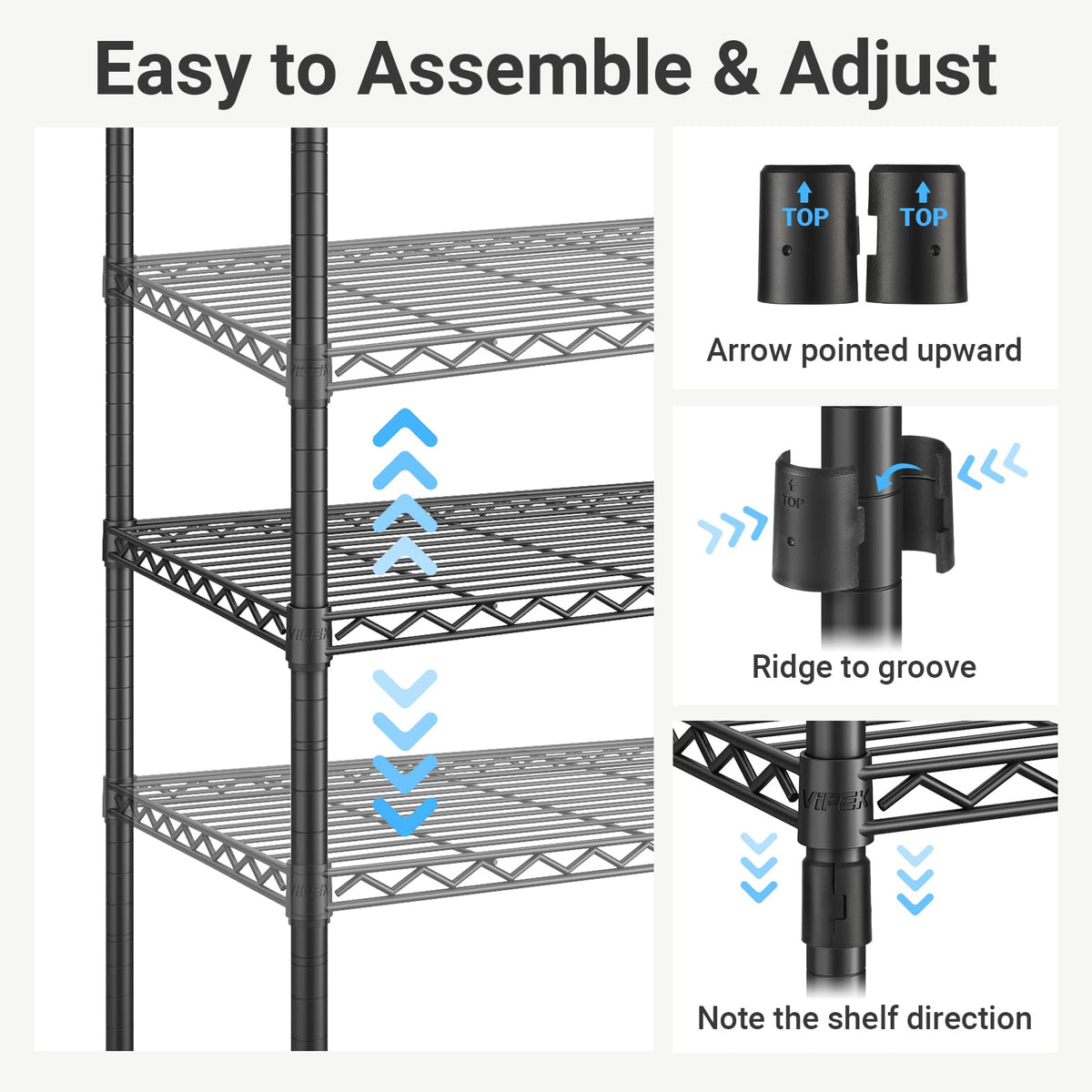 VIPEK V50 Closet Organizer System, Extra Large Heavy Duty Wardrobe Closet