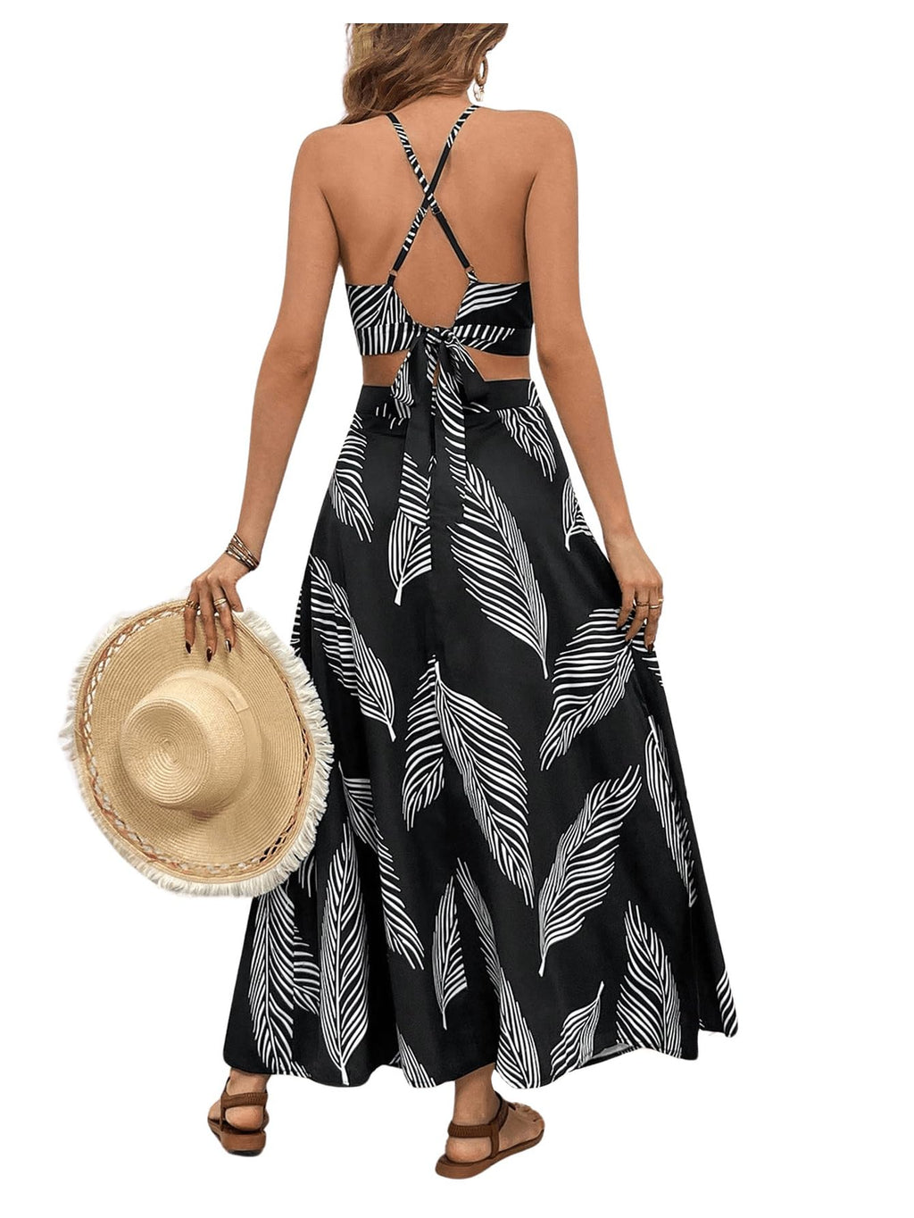 BEAUDRM Women's 2 Piece Summer Sets Beach Vacation Outfits