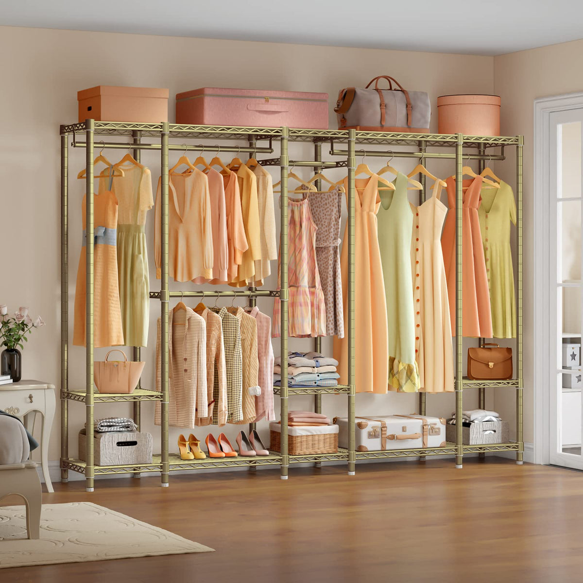 VIPEK V50 Closet Organizer System, Extra Large Heavy Duty Wardrobe Closet