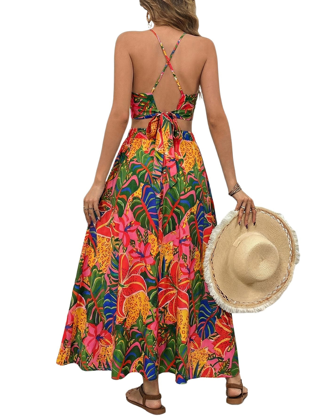 BEAUDRM Women's 2 Piece Summer Sets Beach Vacation Outfits
