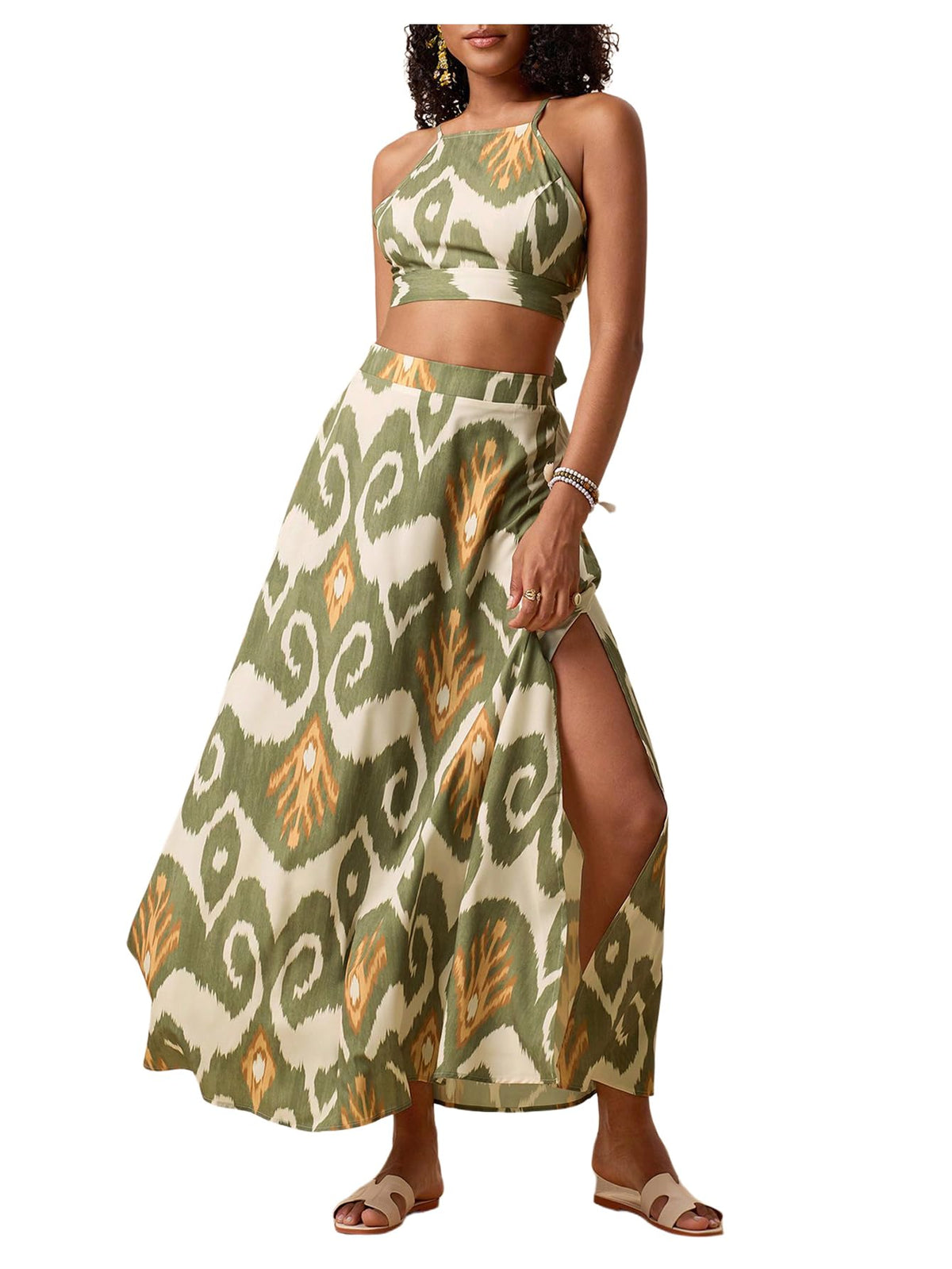 BEAUDRM Women's 2 Piece Summer Sets Beach Vacation Outfits