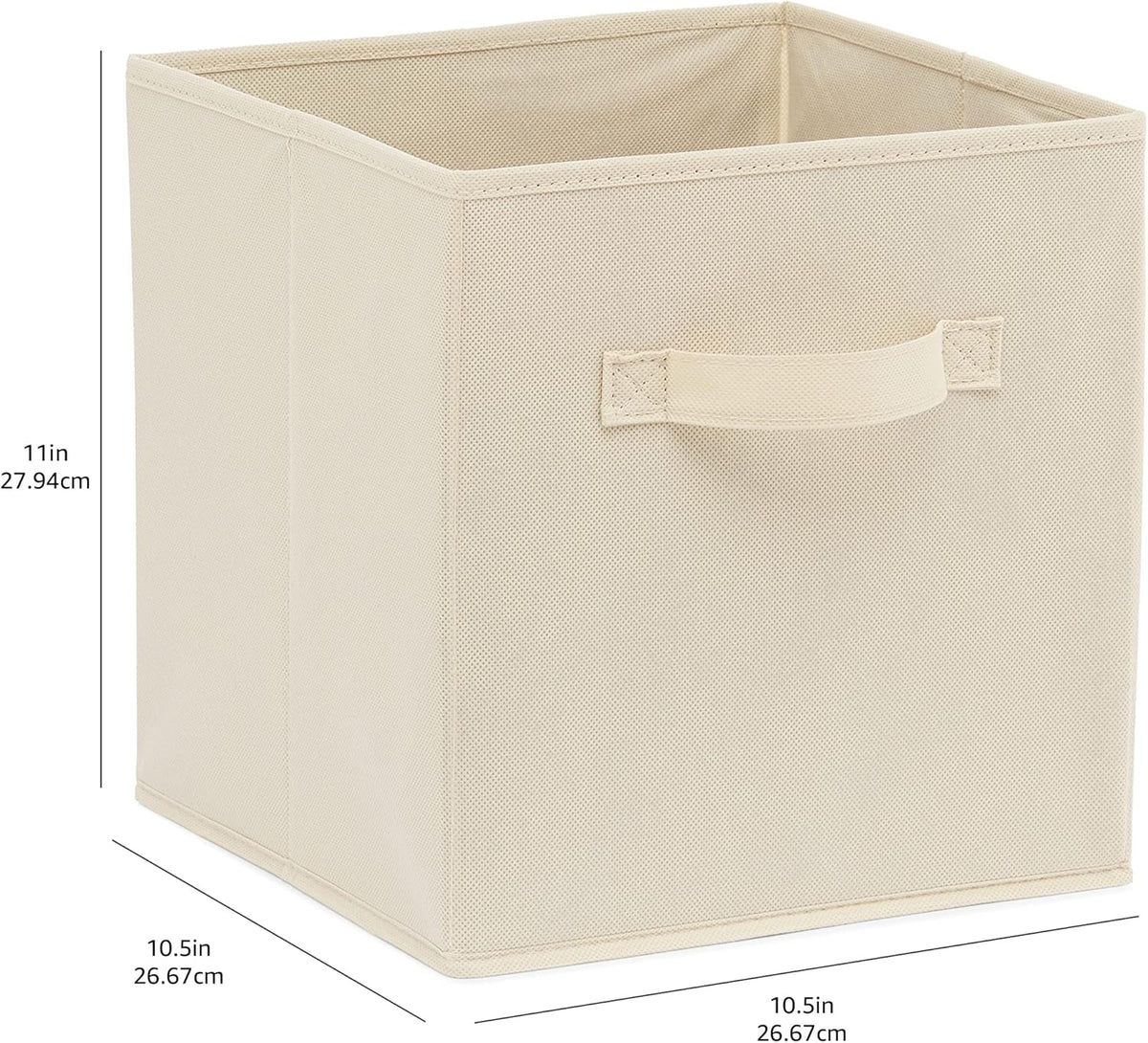 Amazon Basics Collapsible Fabric Storage Cubes Organizer