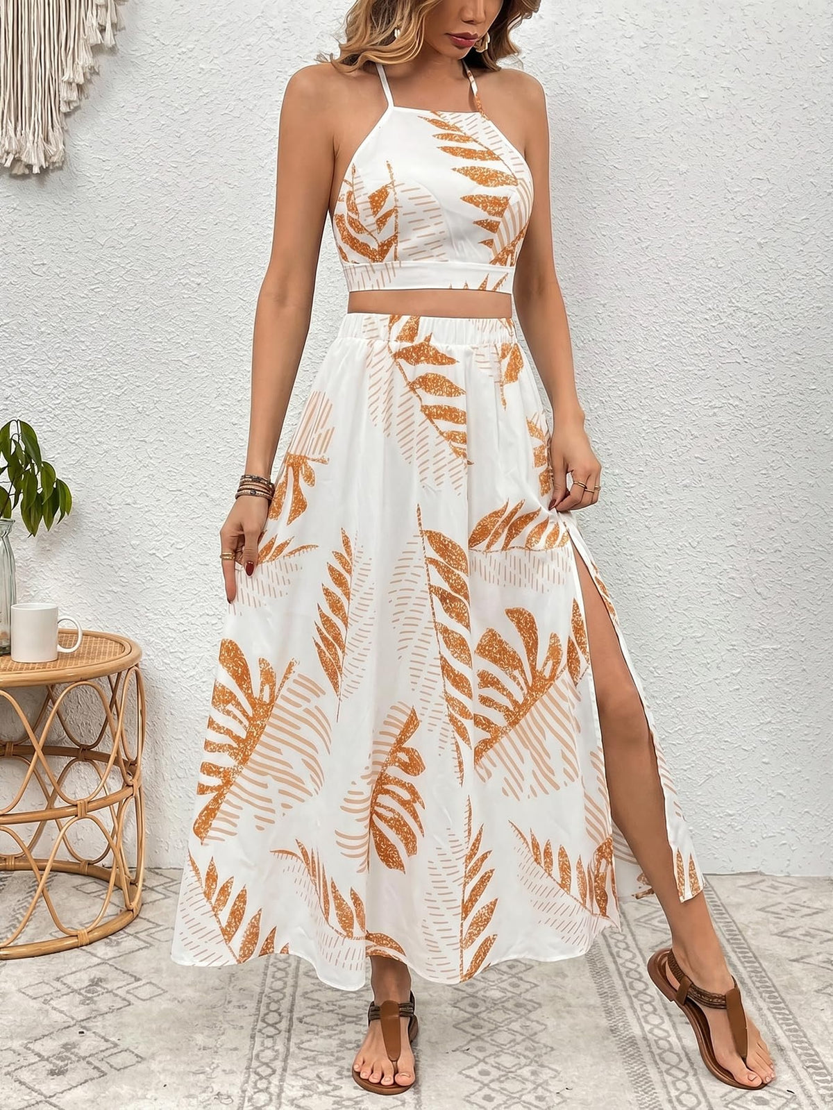 BEAUDRM Women's 2 Piece Summer Sets Beach Vacation Outfits